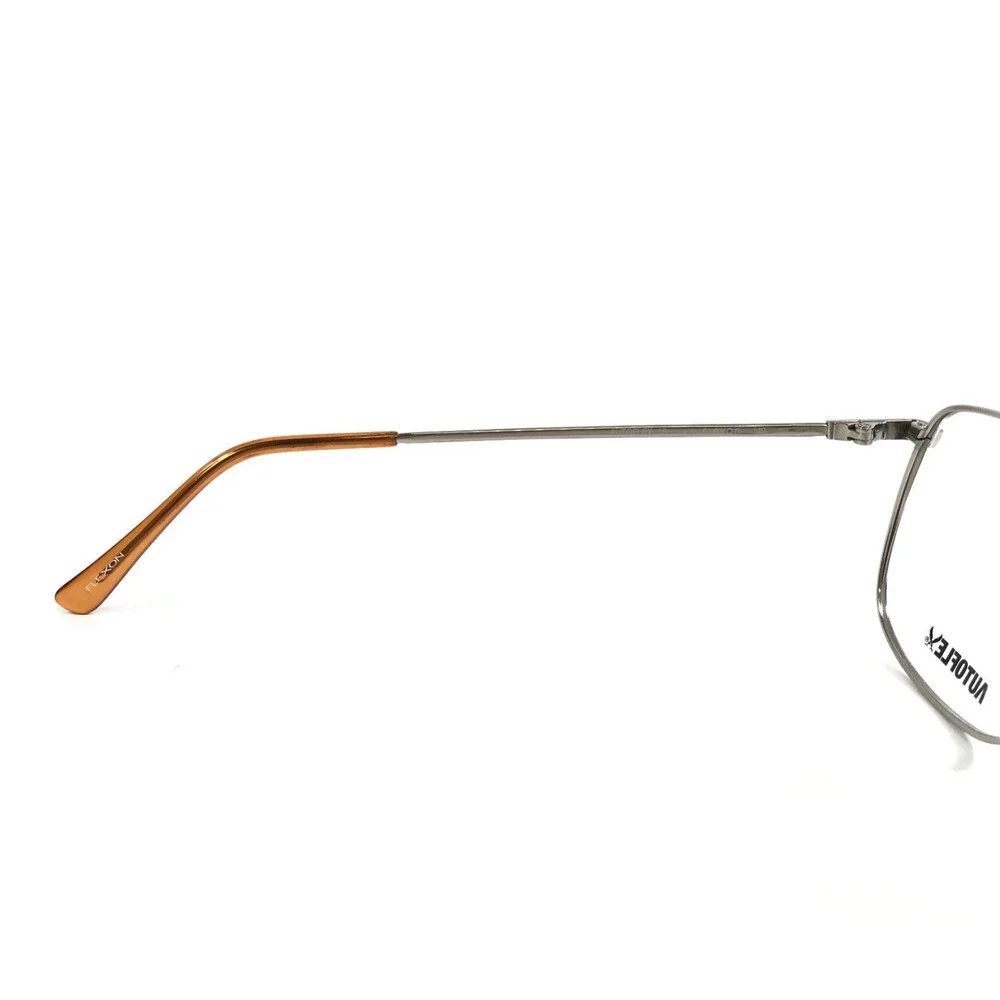 Autoflex by Flexon Eyeglasses Frames 10 NATURAL Silver Wire Rim 55-16-140